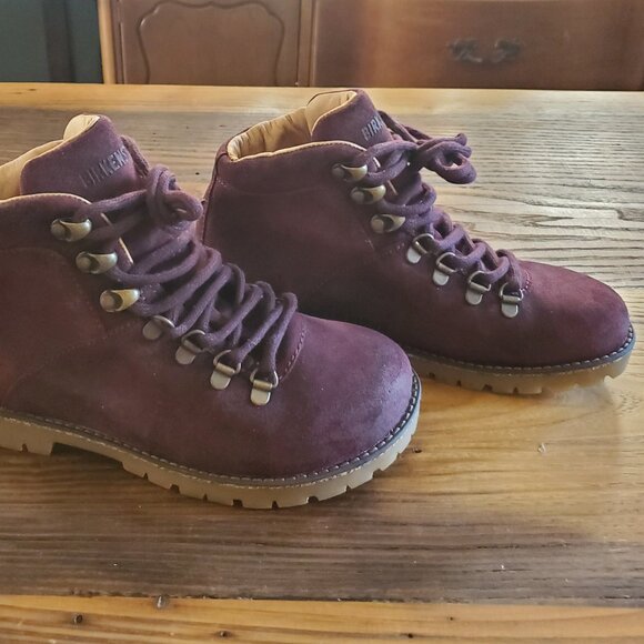 Birkenstock Jackson Ochre Suede Lace Up Boot. Women’s size 5.5, size EU 36 - Picture 2 of 9